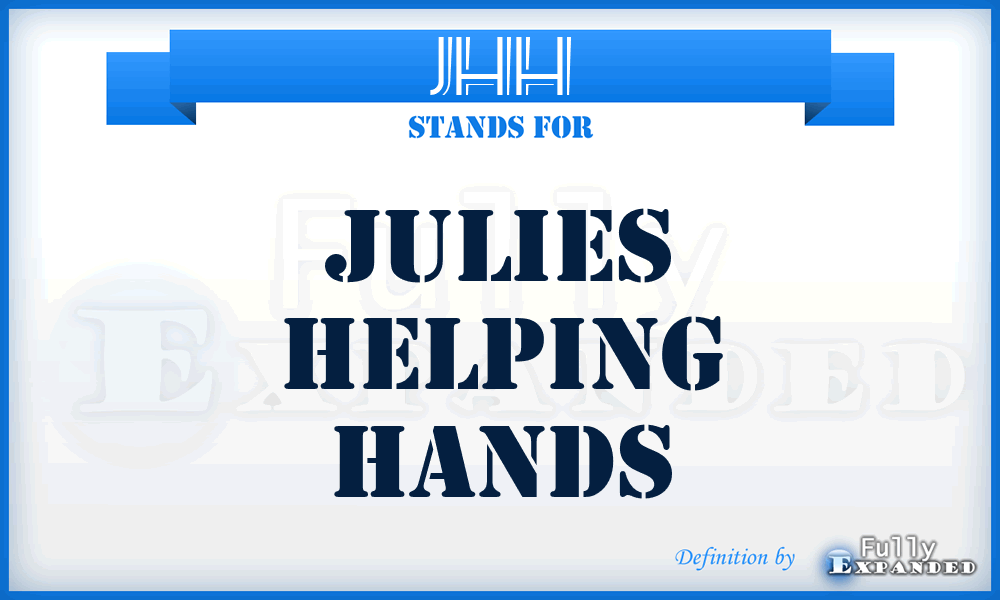 JHH - Julies Helping Hands
