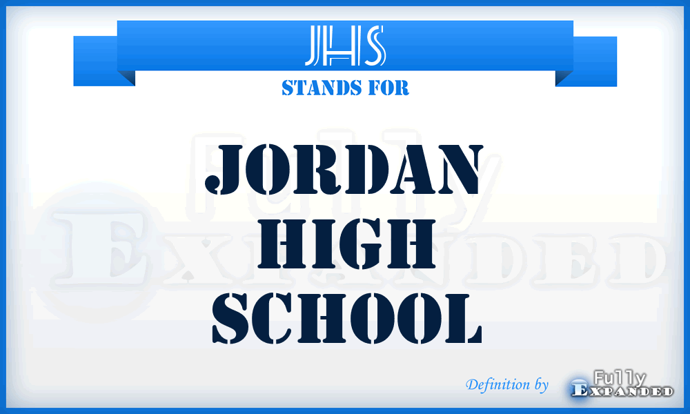 JHS - Jordan High School