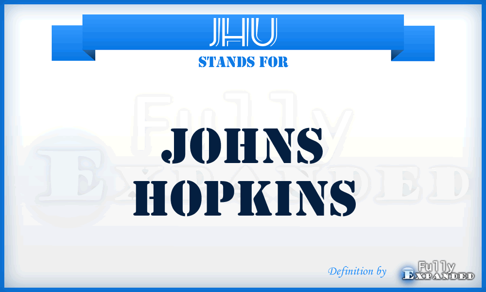 JHU - Johns Hopkins