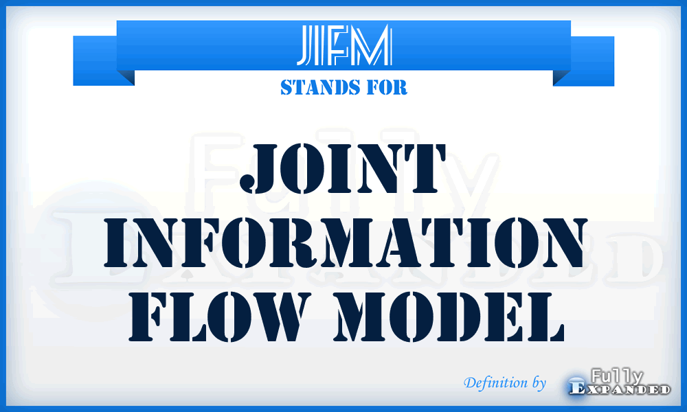 JIFM - Joint Information Flow Model