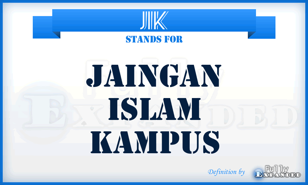 JIK - Jaingan Islam Kampus