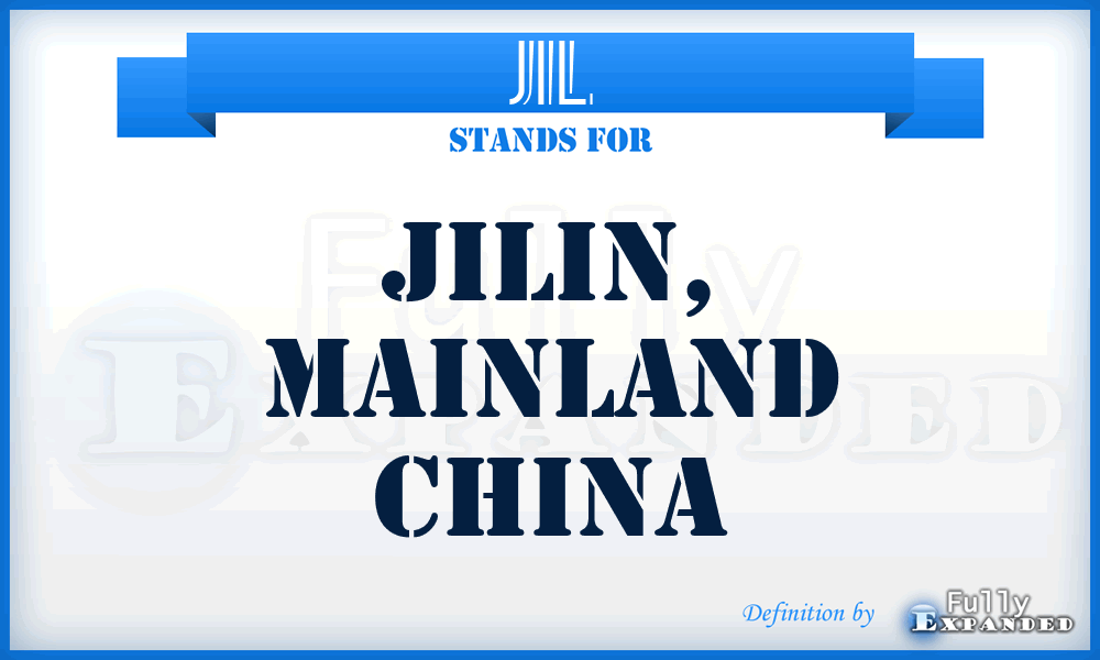 JIL - Jilin, Mainland China