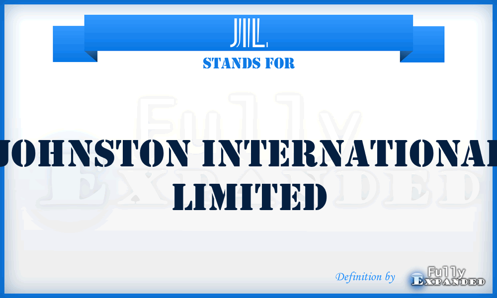 JIL - Johnston International Limited