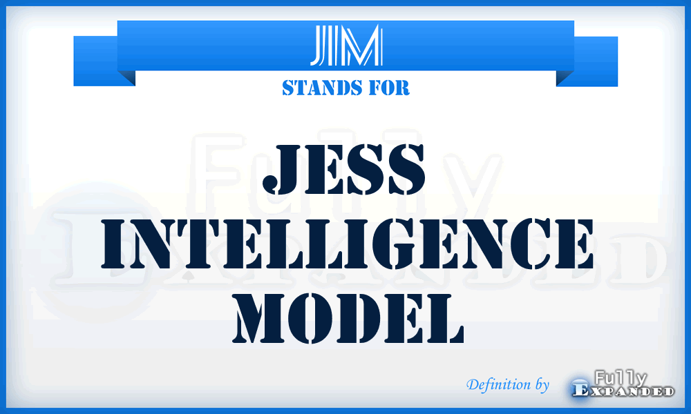 JIM - JESS Intelligence Model