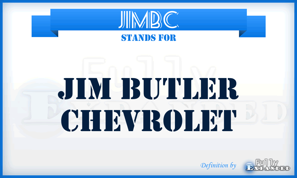 JIMBC - JIM Butler Chevrolet