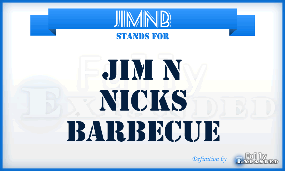 JIMNB - JIM n Nicks Barbecue