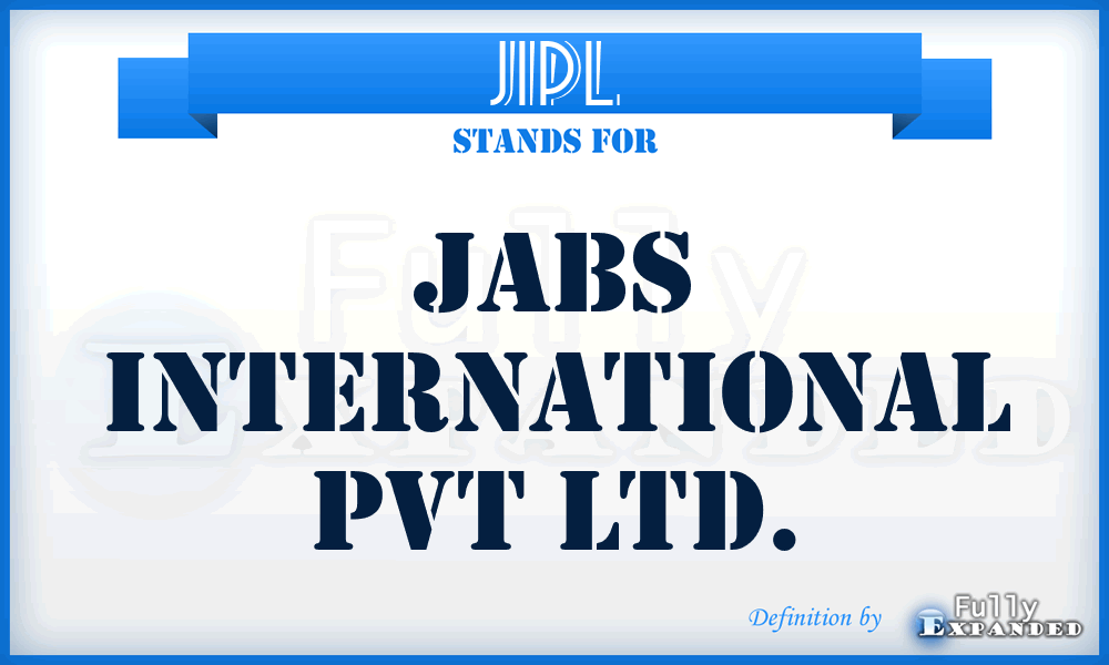 JIPL - Jabs International Pvt Ltd.