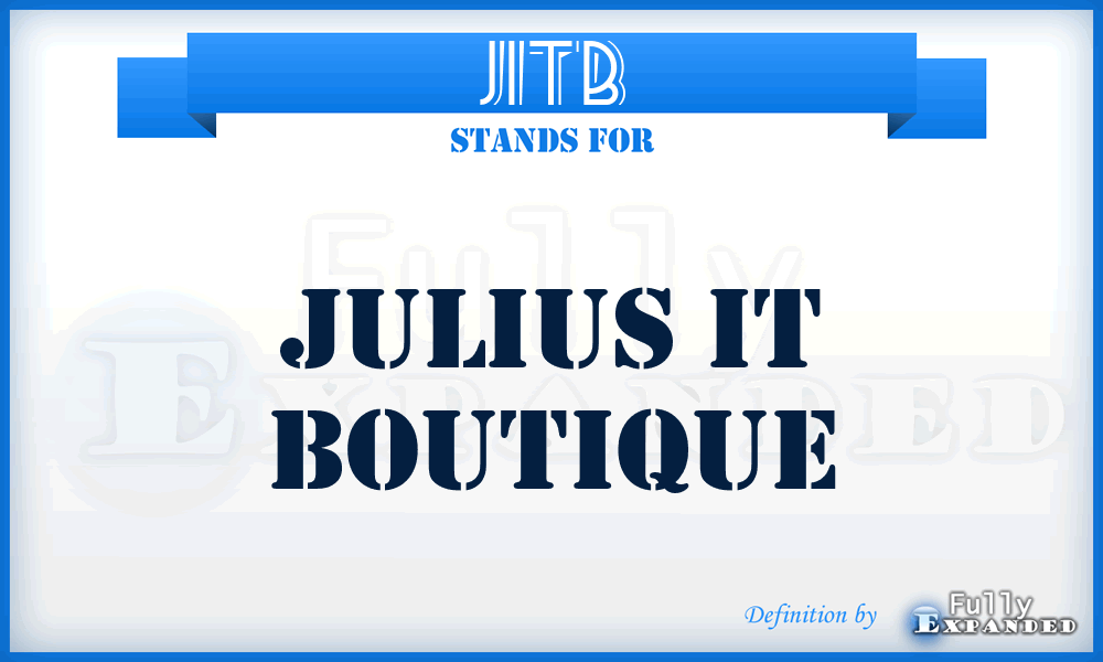 JITB - Julius IT Boutique