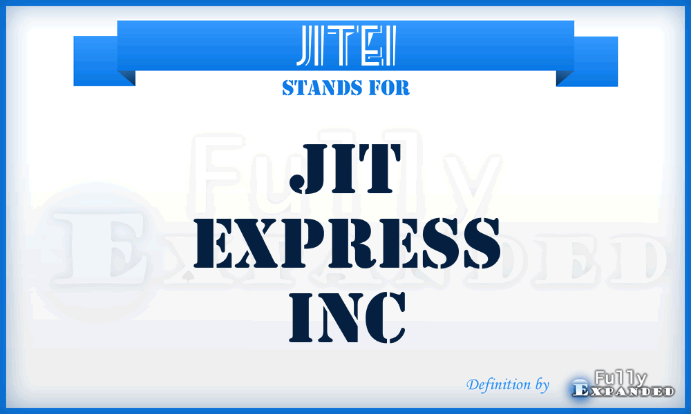 JITEI - JIT Express Inc