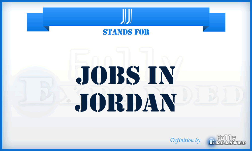 JJ - Jobs in Jordan