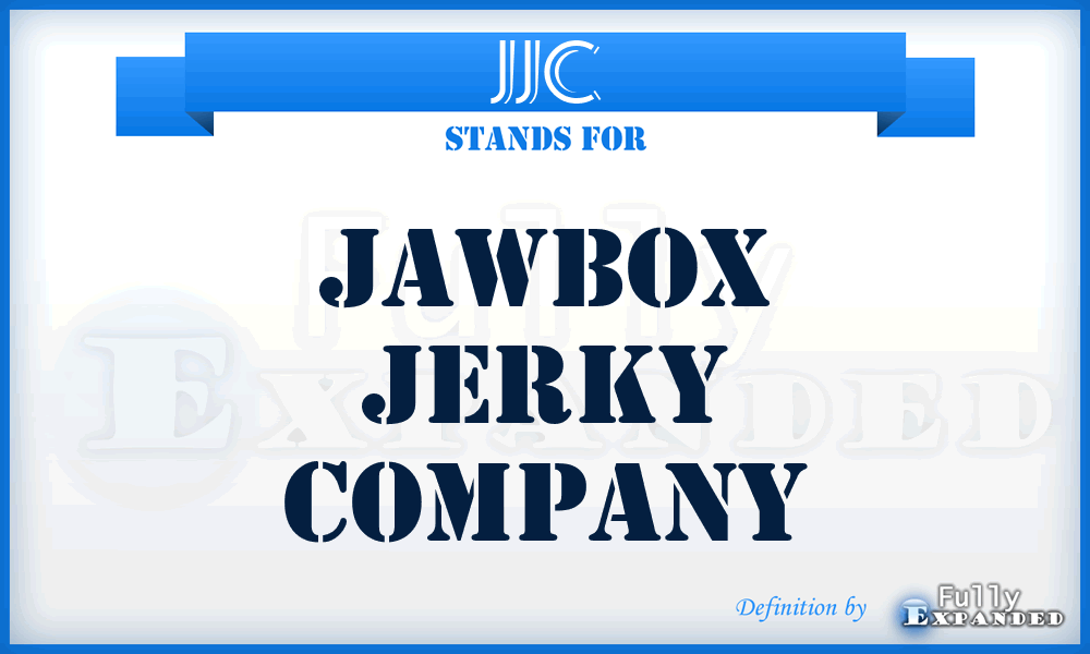 JJC - Jawbox Jerky Company