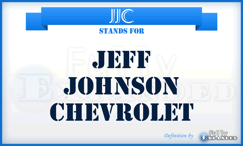 JJC - Jeff Johnson Chevrolet