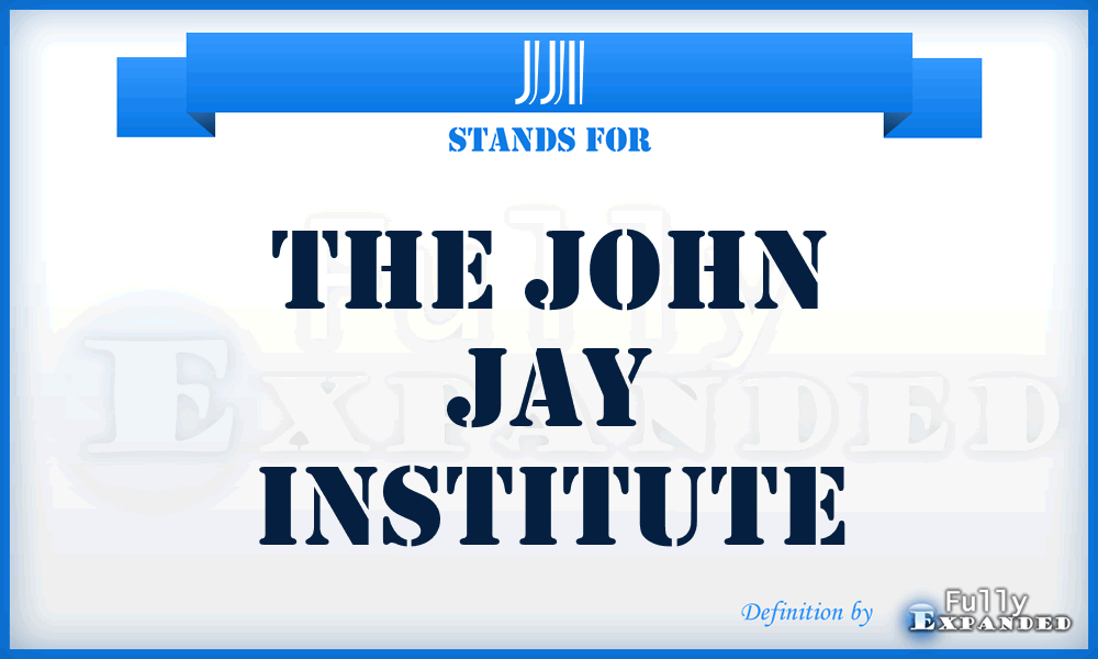 JJI - The John Jay Institute