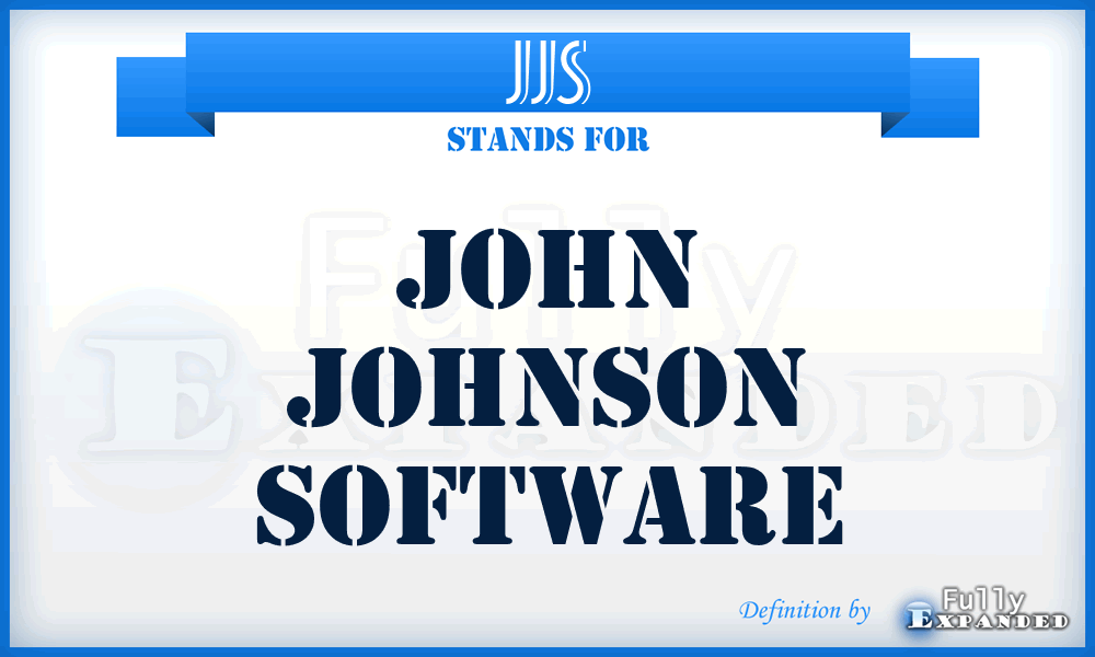 JJS - John Johnson Software