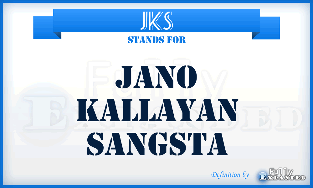 JKS - Jano Kallayan Sangsta