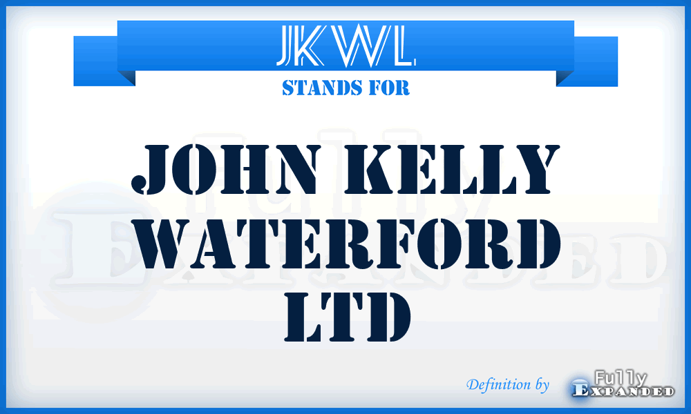 JKWL - John Kelly Waterford Ltd