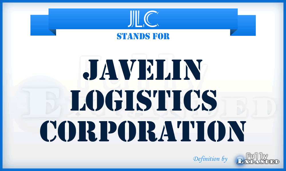 JLC - Javelin Logistics Corporation