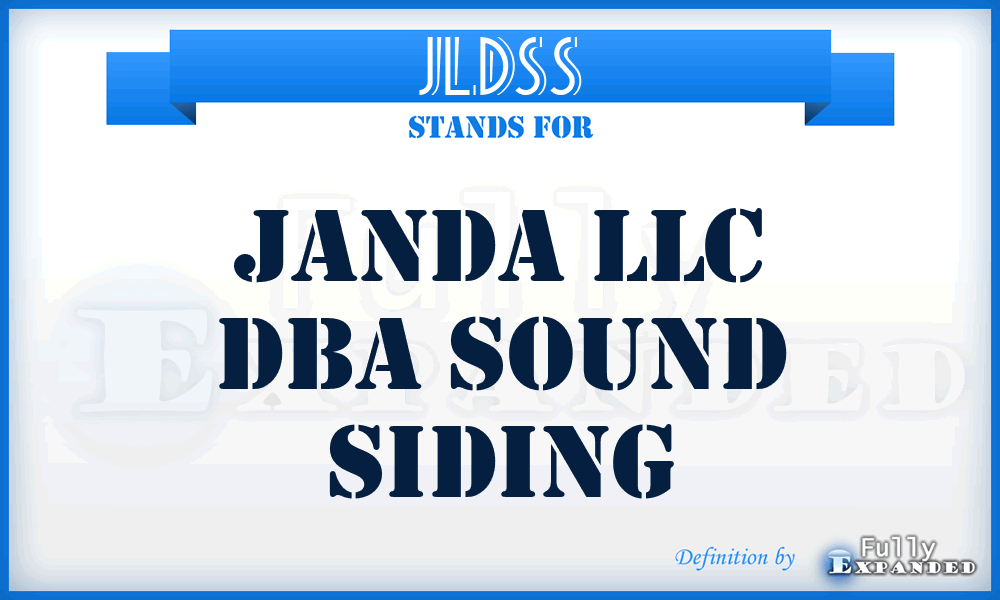 JLDSS - Janda LLC Dba Sound Siding
