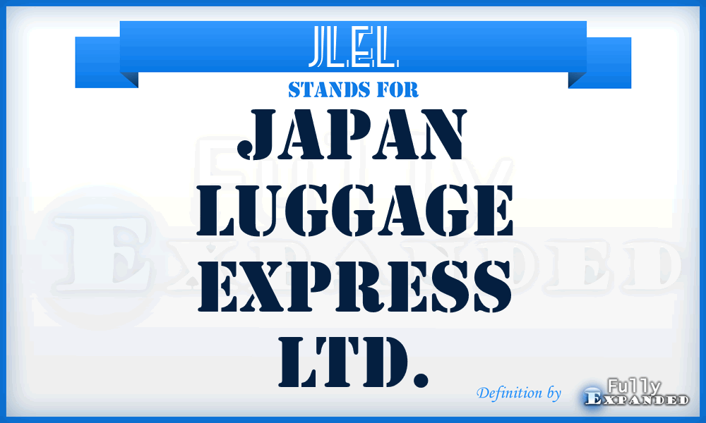 JLEL - Japan Luggage Express Ltd.