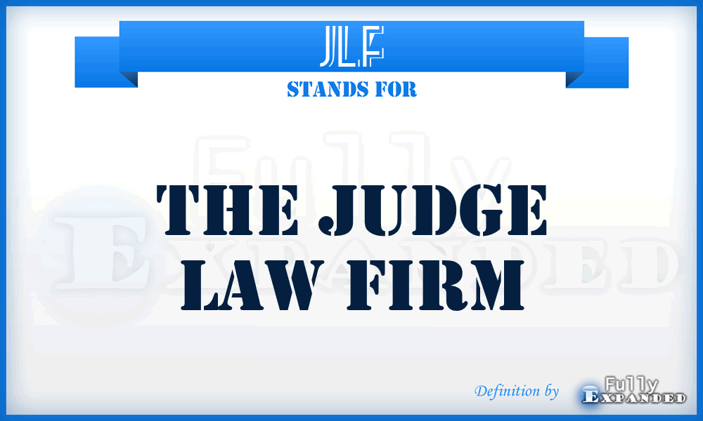 JLF - The Judge Law Firm