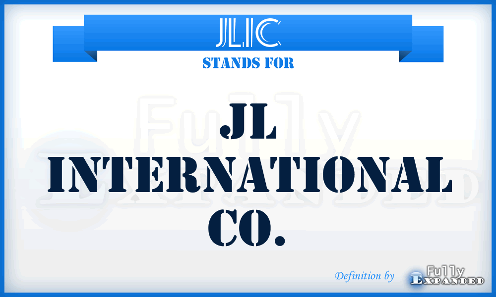 JLIC - JL International Co.