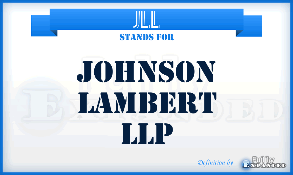 JLL - Johnson Lambert LLP