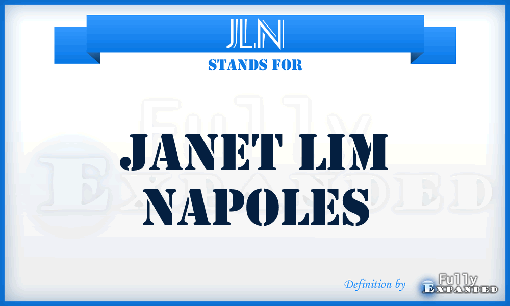 JLN - Janet Lim Napoles