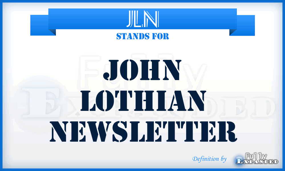 JLN - John Lothian Newsletter