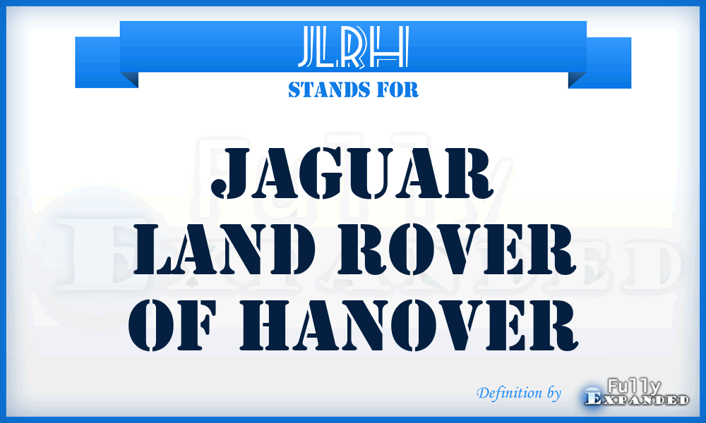 JLRH - Jaguar Land Rover of Hanover