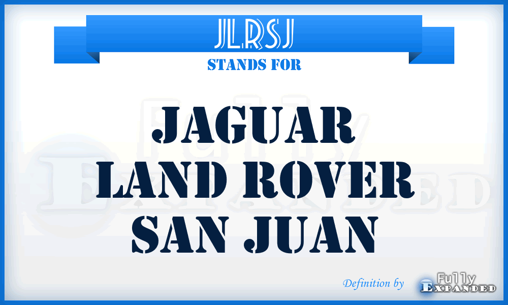 JLRSJ - Jaguar Land Rover San Juan