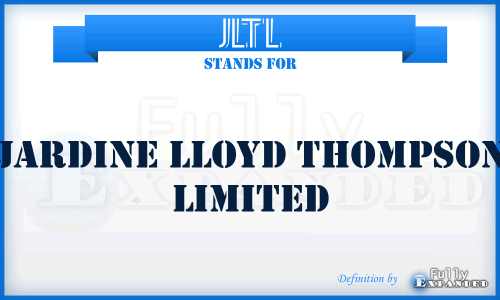 JLTL - Jardine Lloyd Thompson Limited