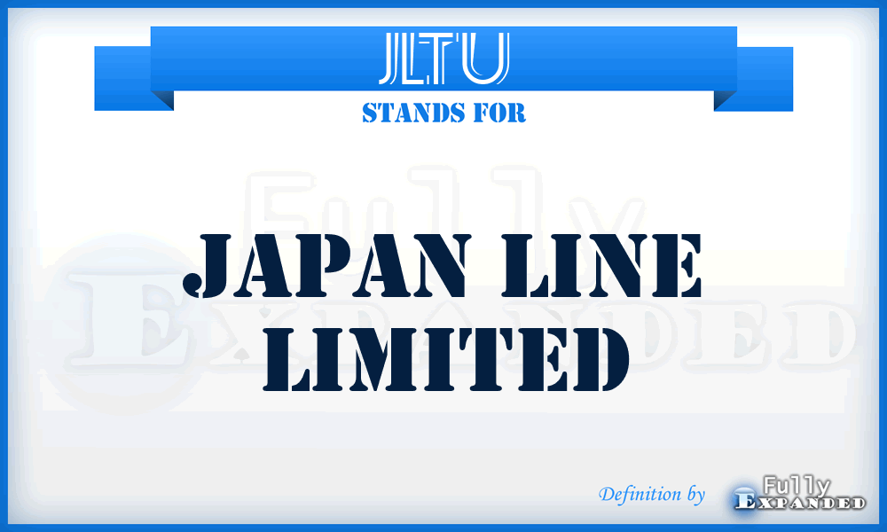 JLTU - Japan Line Limited