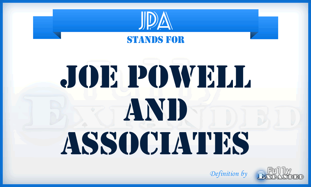 JPA - Joe Powell and Associates