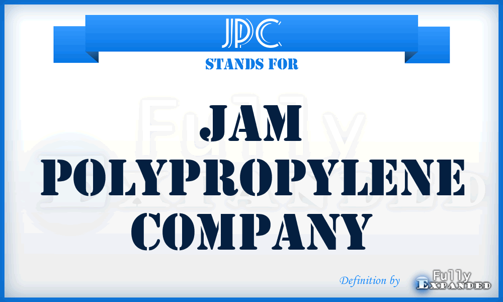 JPC - Jam Polypropylene Company
