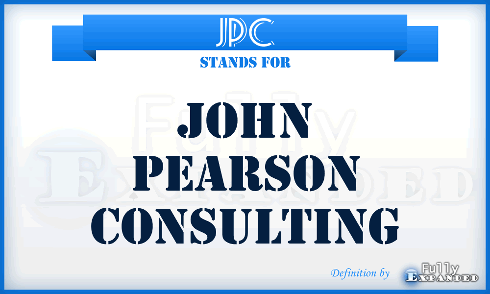 JPC - John Pearson Consulting