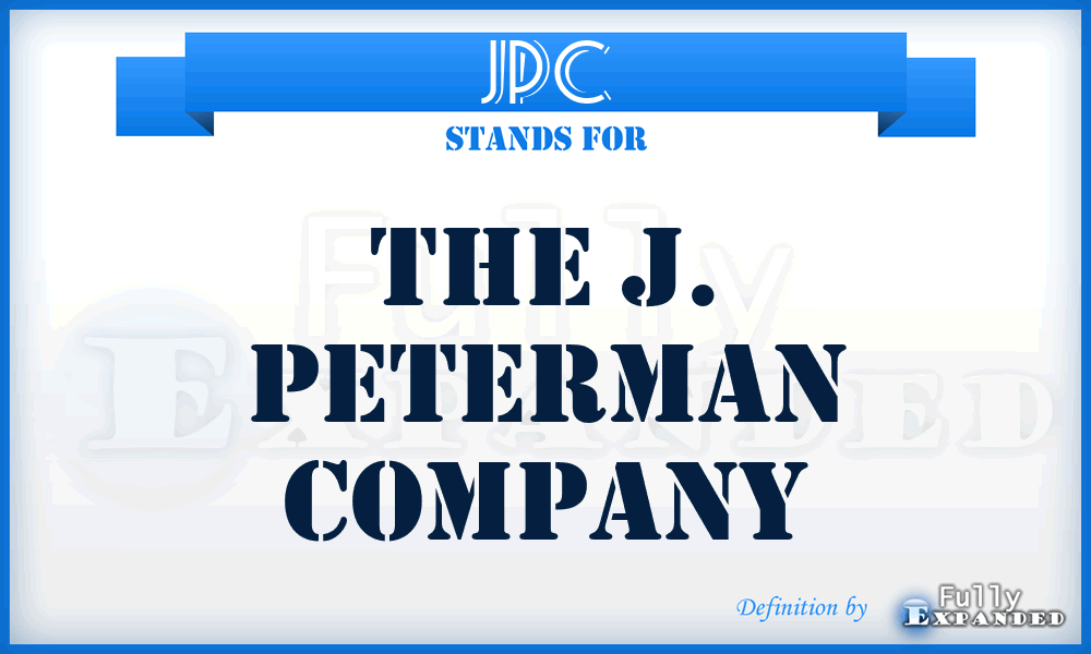 JPC - The J. Peterman Company