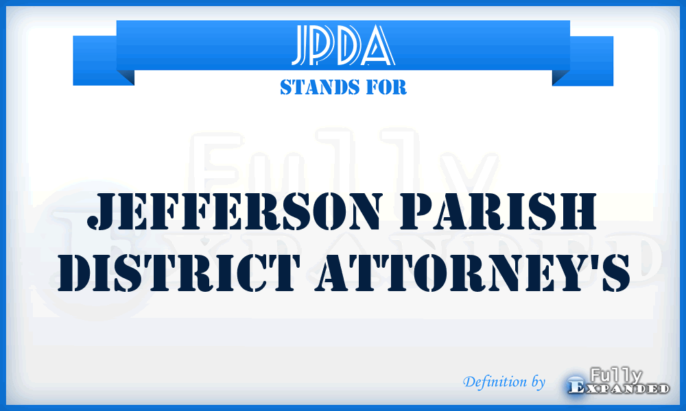 JPDA - Jefferson Parish District Attorney's