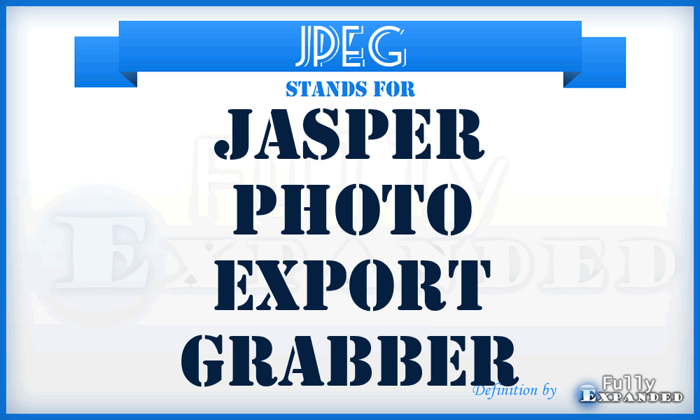 JPEG - Jasper Photo Export Grabber