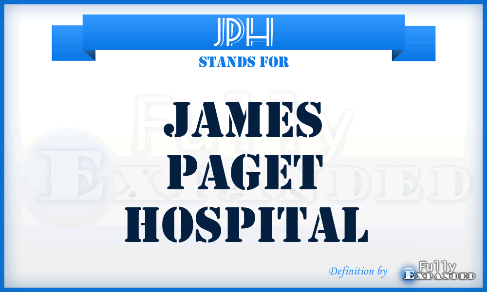 JPH - James Paget Hospital