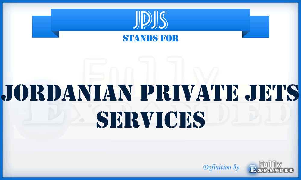 JPJS - Jordanian Private Jets Services