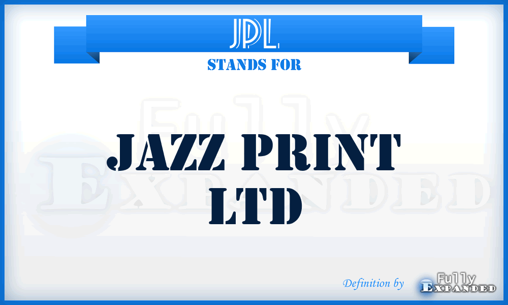 JPL - Jazz Print Ltd