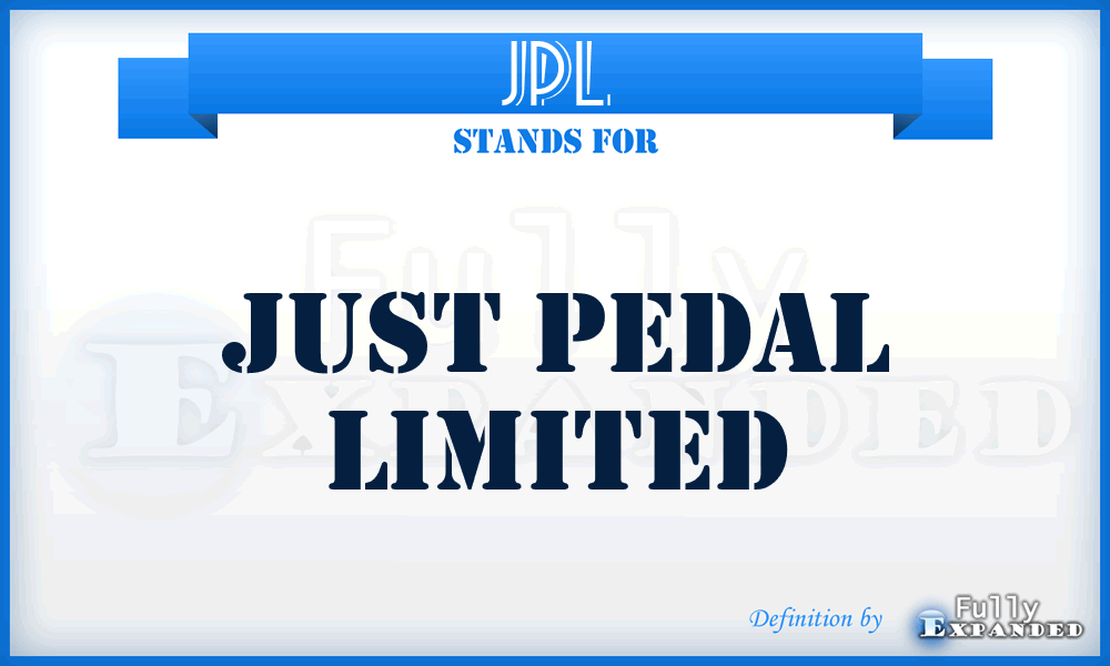 JPL - Just Pedal Limited