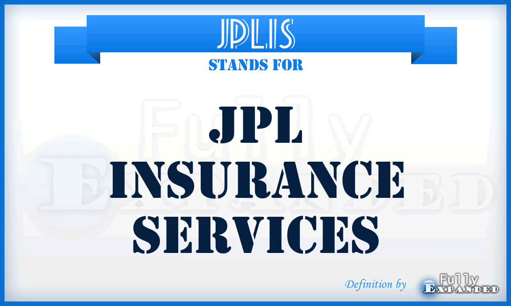 JPLIS - JPL Insurance Services