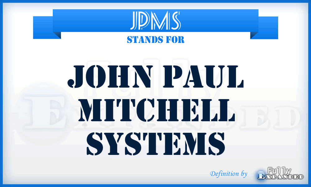 JPMS - John Paul Mitchell Systems