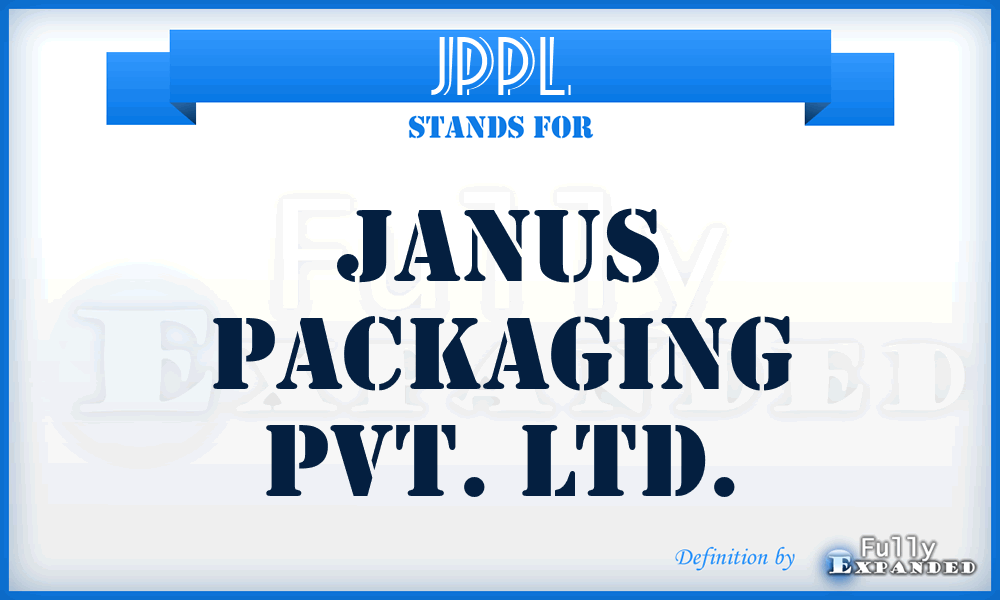 JPPL - Janus Packaging Pvt. Ltd.