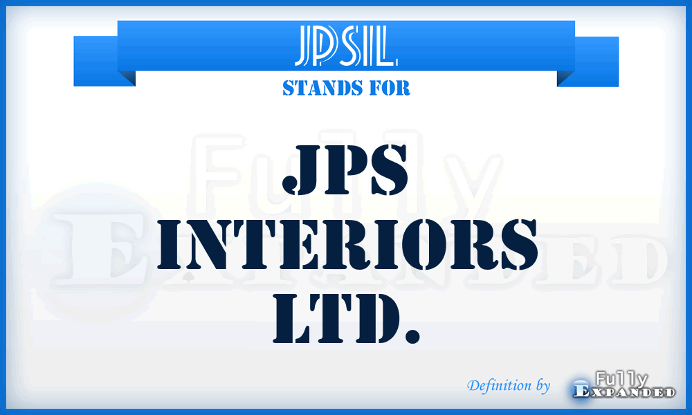 JPSIL - JPS Interiors Ltd.