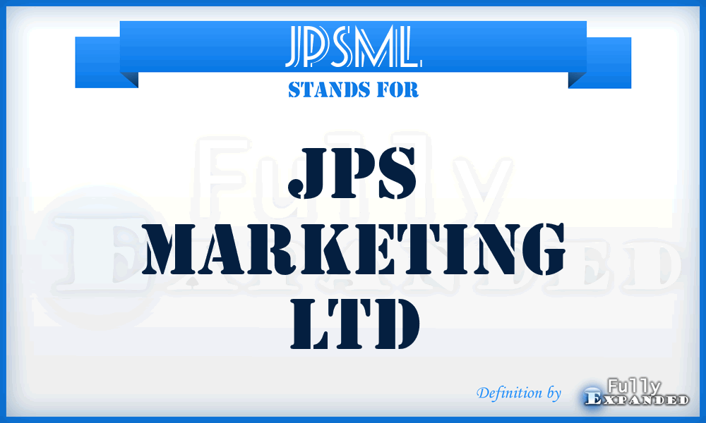 JPSML - JPS Marketing Ltd