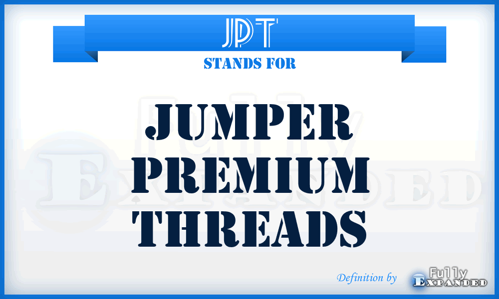 JPT - Jumper Premium Threads