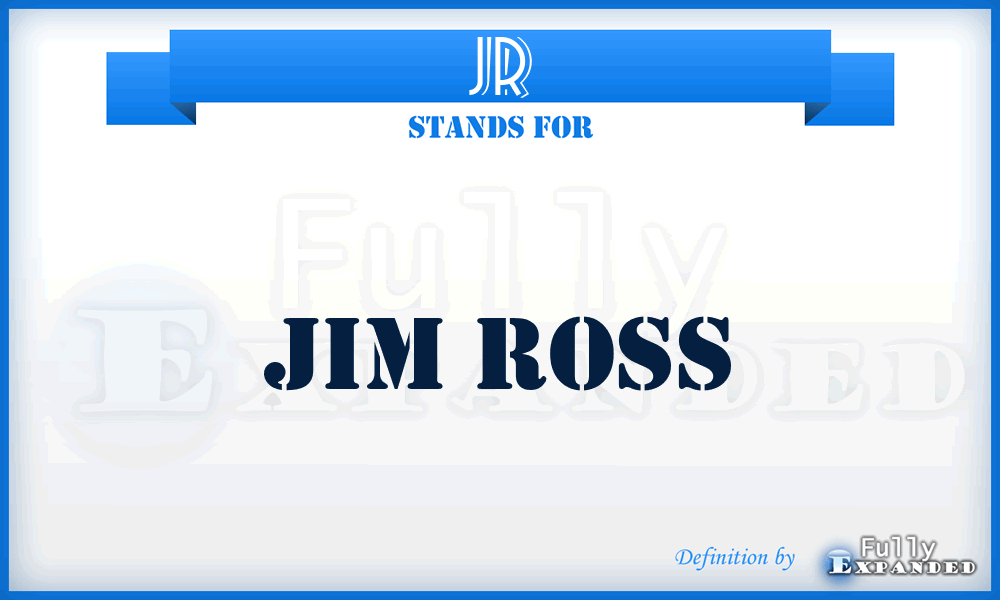 JR - Jim Ross