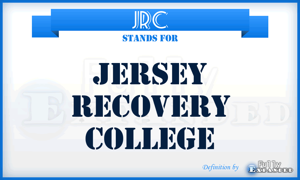 JRC - Jersey Recovery College